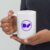 David Celestin white glossy mug